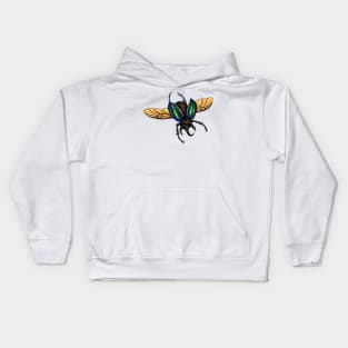 Rhinoceros Beetle Kids Hoodie